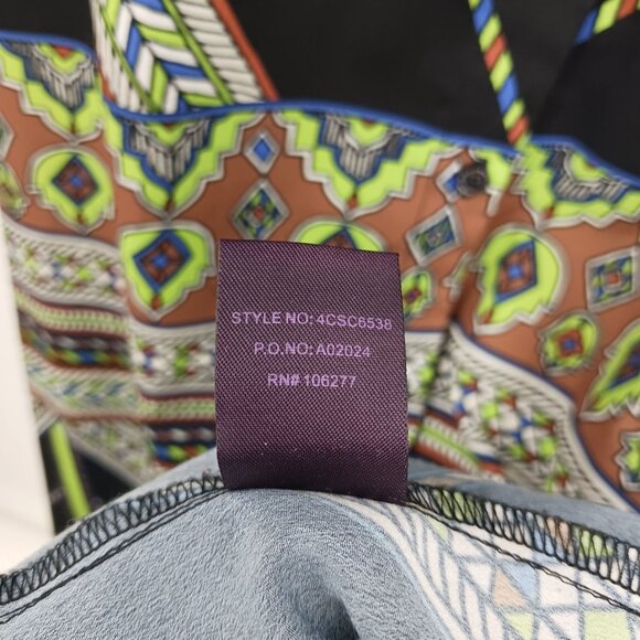 Hale Bob Geometric Print Maxi Dress Size Small Multicolor - Picture 11 of 14